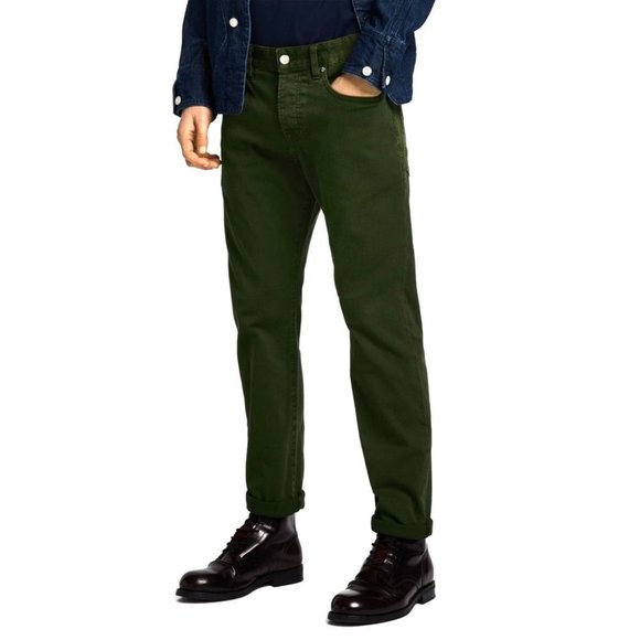 NEW SCOTCH & SODA Ralston Regular Slim Fit Jeans Sz 30/32 (33) Green NWT 0063
